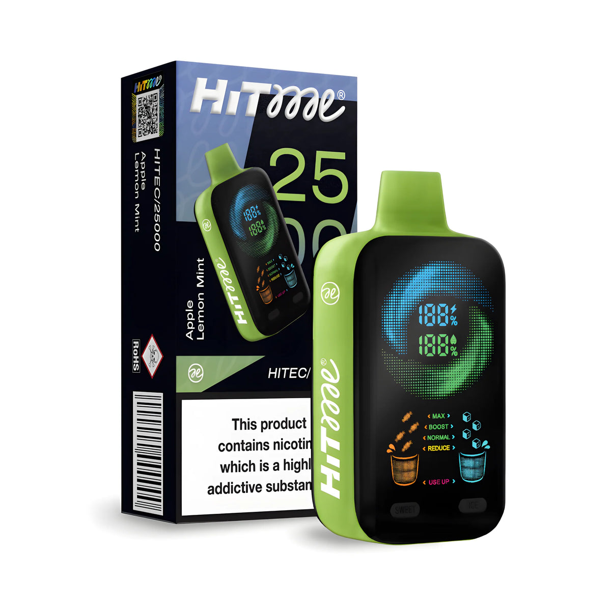HITME HITEC 25000 Apple Lemon Mint 5% – termékkép
