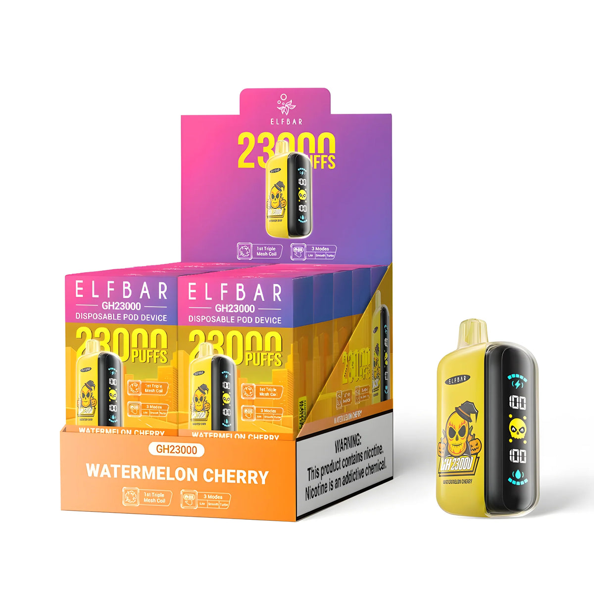 Elf Bar GH23000 Watermelon Cherry 5% – külső doboz