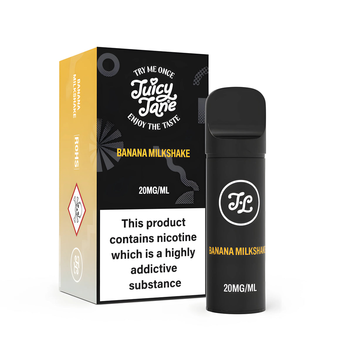 Juicy Jane Pod Banana Milkshake 2% – termékkép