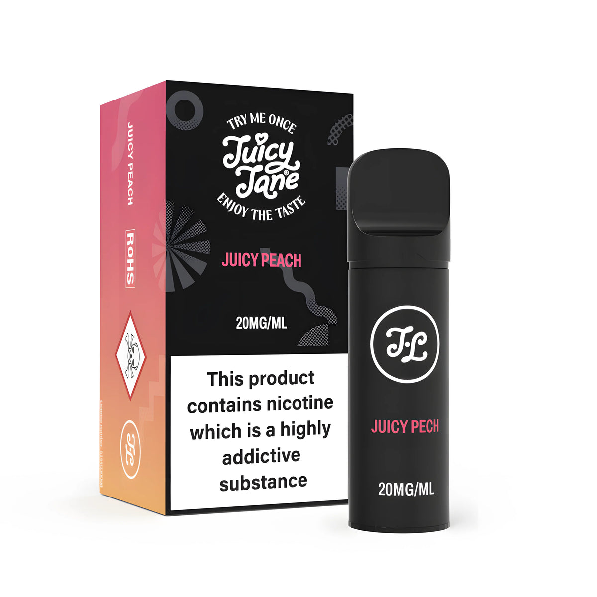 Juicy Jane Pod Juicy Peach 2% – termékkép