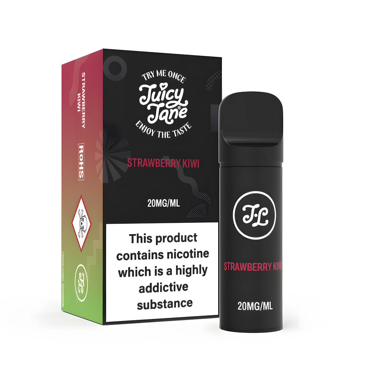 Juicy Jane Pod Strawberry Kiwi 2% – termékkép
