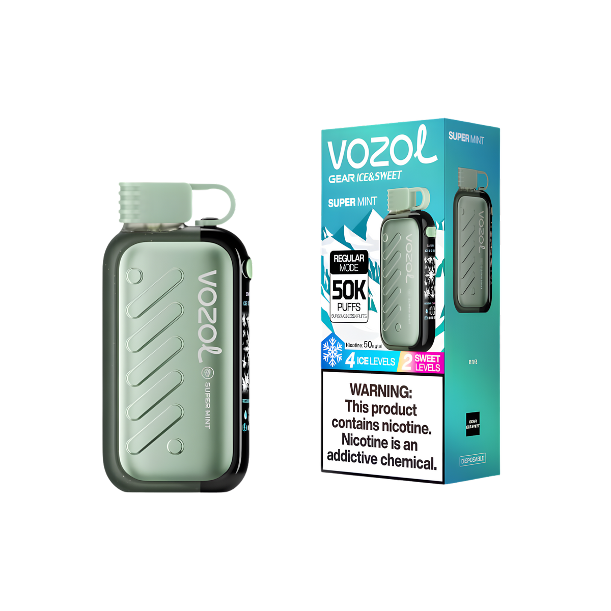 VOZOL Gear Ice & Sweet 50000 SUPER MINT 5%