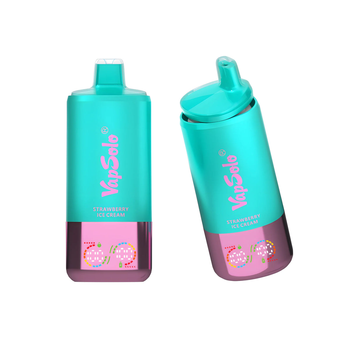 VAPSOLO TRIPLE PRO 60000 Watermelon Ice & Strawberry Ice Cream & Triple Melon 5% – termékkép
