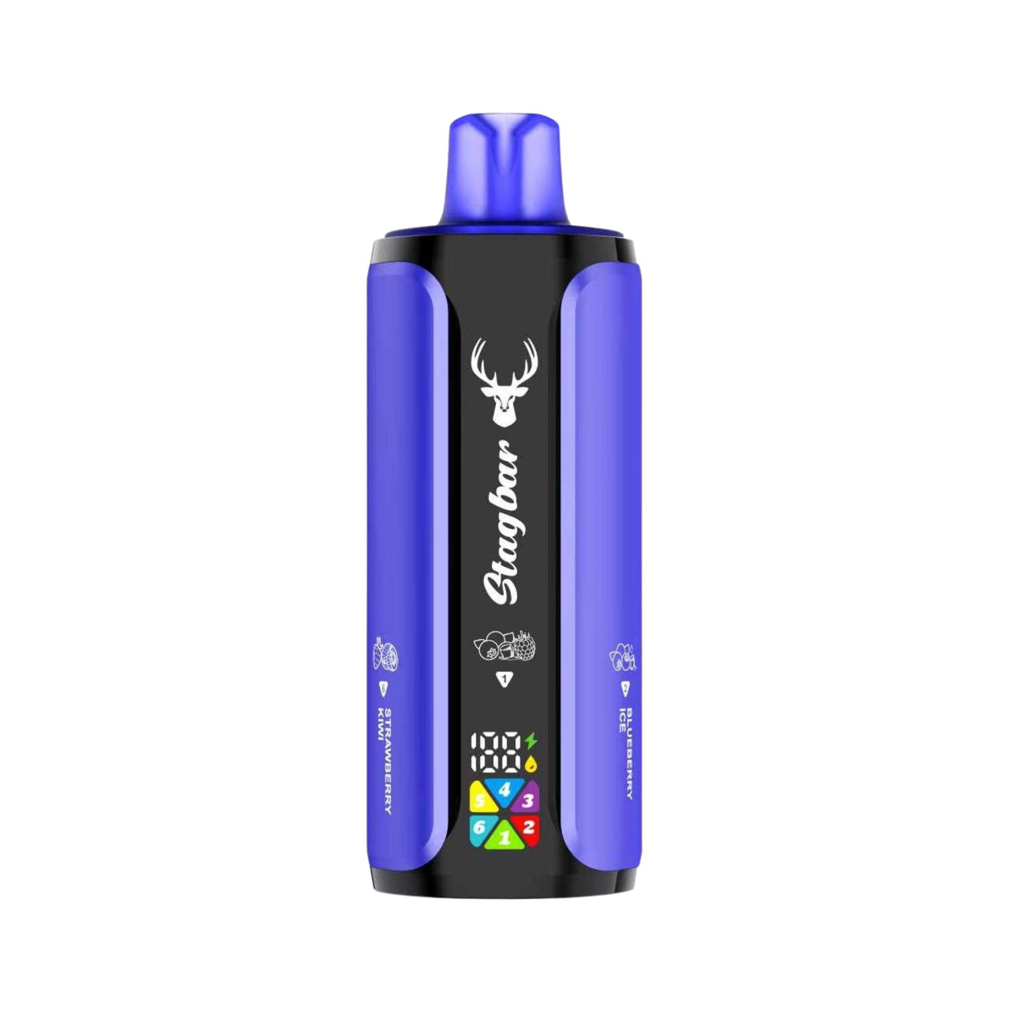 STAGBAR 6IN1 BERRY EDITION 5% RECHARGEABLE