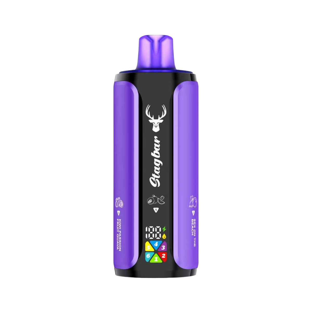 STAGBAR 6IN1 MIXED FRUIT EDITION 5% RECHARGEABLE