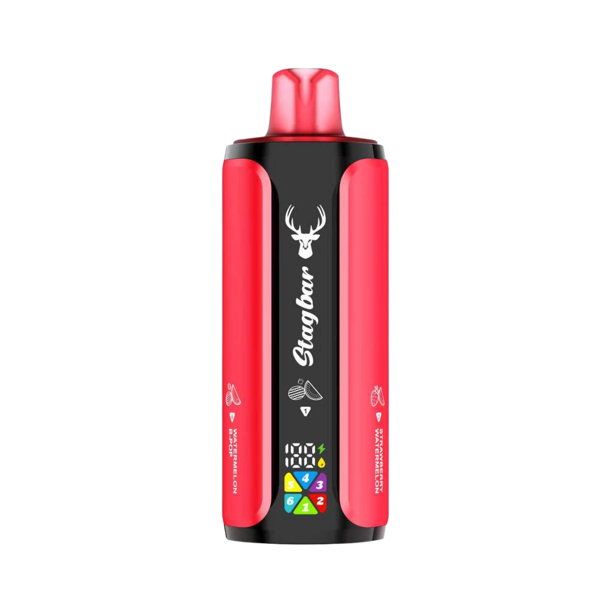 STAGBAR 6IN1 WATERMELON EDITION 5% RECHARGEABLE