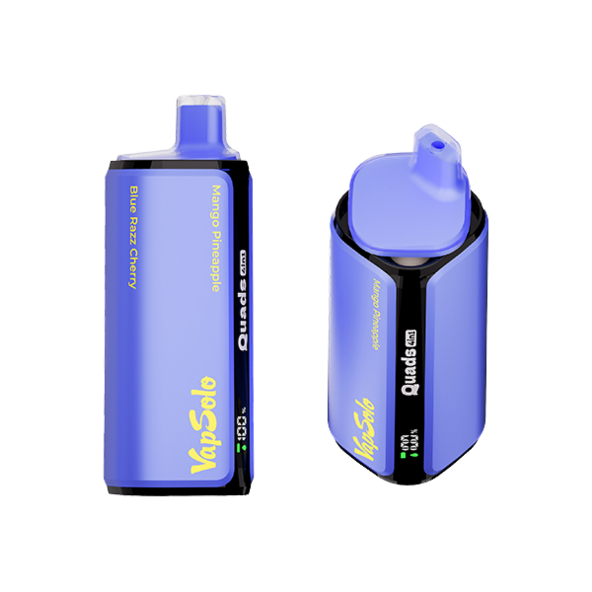 VAPSOLO QUADS 80000 Blue Razz Cherry Mango Pineapple Blackberry Mint Watermelon Cherry 5% – termékkép