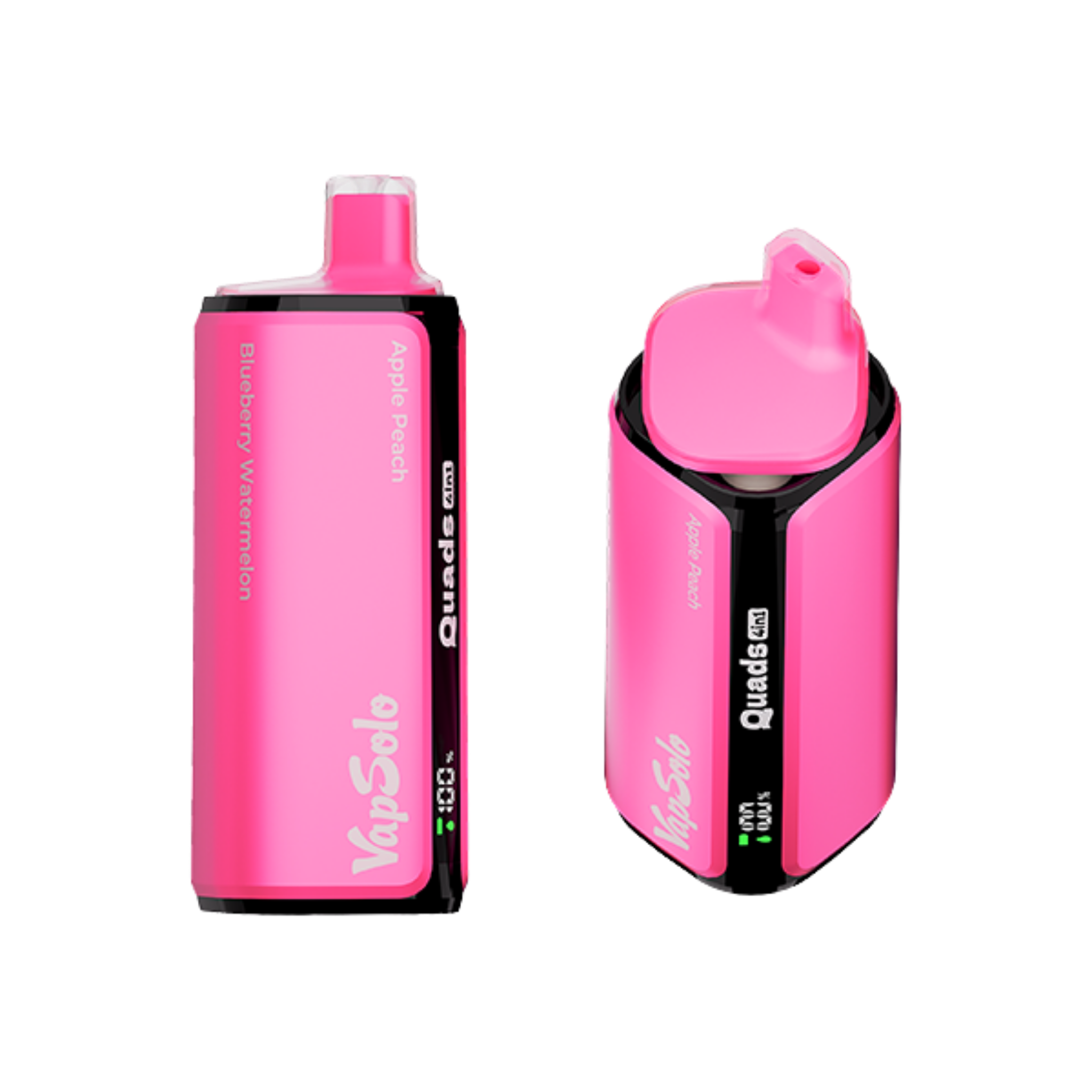 VAPSOLO QUADS 80000 Apple Peach & Blueberry Watermelon & Dragon Fruit Banana Cherry & Solo1 5% – termékkép