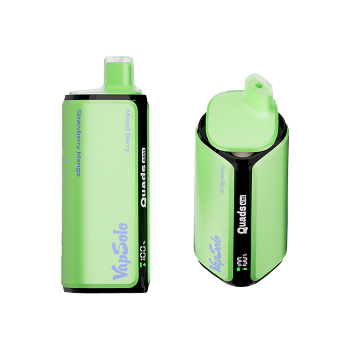 VAPSOLO QUADS 80000 Happy Ranch & Sex On The Beach & Watermelon Coconut & Cherry Berry 5% – termékkép