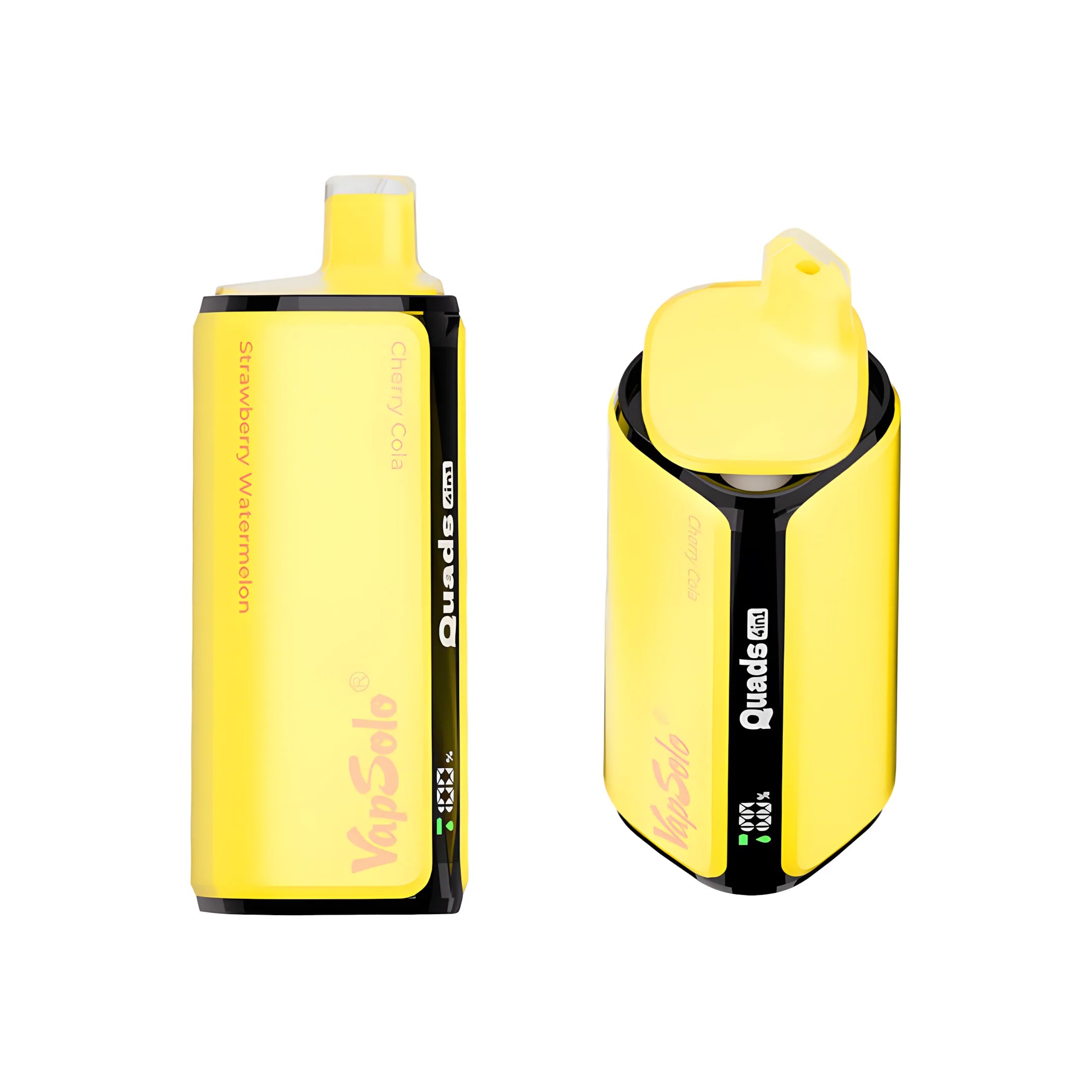 VAPSOLO QUADS 80000 Strawberry Watermelon & Cherry Cola & Juicy Peach Ice & Grapefruit Refresher 5% – termékkép