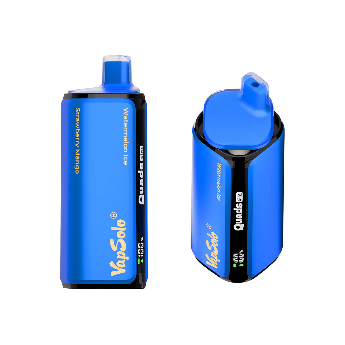 VAPSOLO QUADS 80000 Watermelon Ice & Strawberry Mango & Blueberry Ice & Fizzy Cherry 5% – termékkép