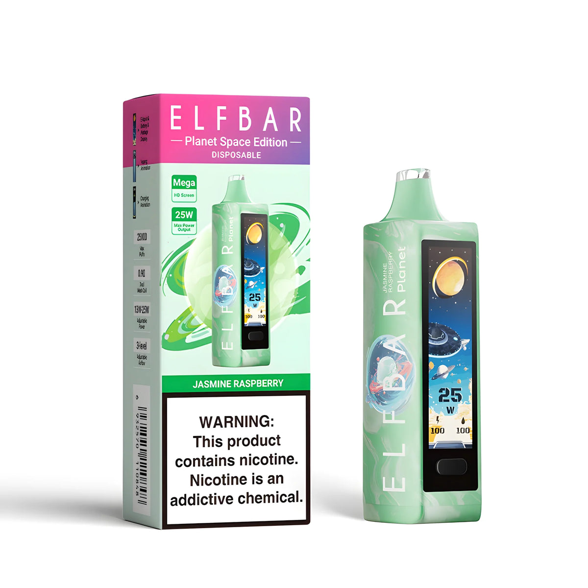 ELF BAR Planet 25000 Jasmine Raspberry 5% – termékkép