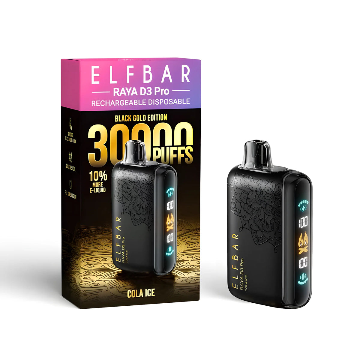 ELF BAR RAYA D3 PRO 30000 Cola Ice 5% – termékkép