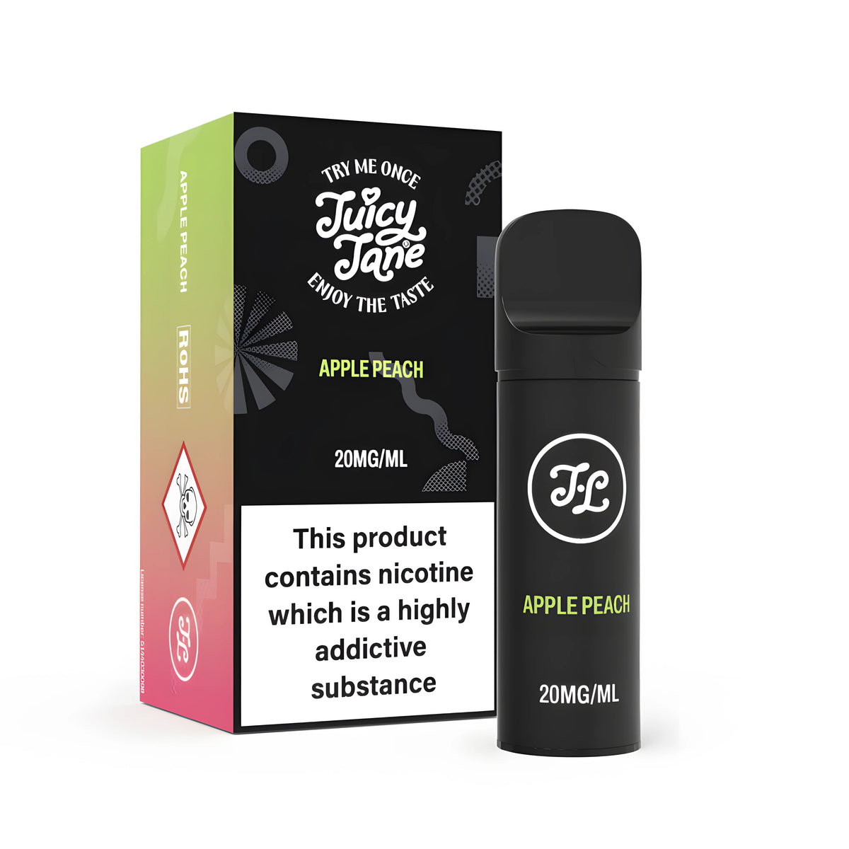 Juicy Jane Pod Apple Peach 2% – termékkép