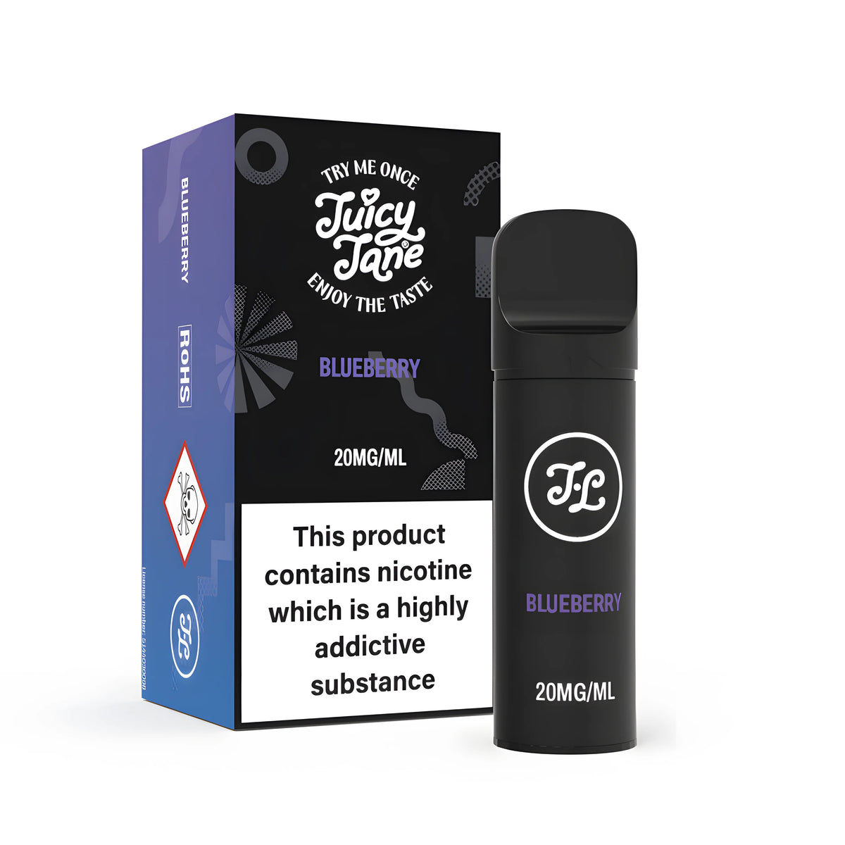 Juicy Jane Pod Blueberry 2% – termékkép