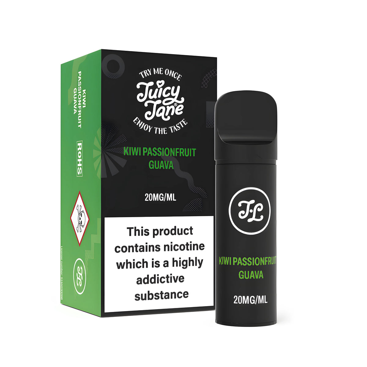 Juicy Jane Pod Kiwi Passionfruit Guava 2% – termékkép