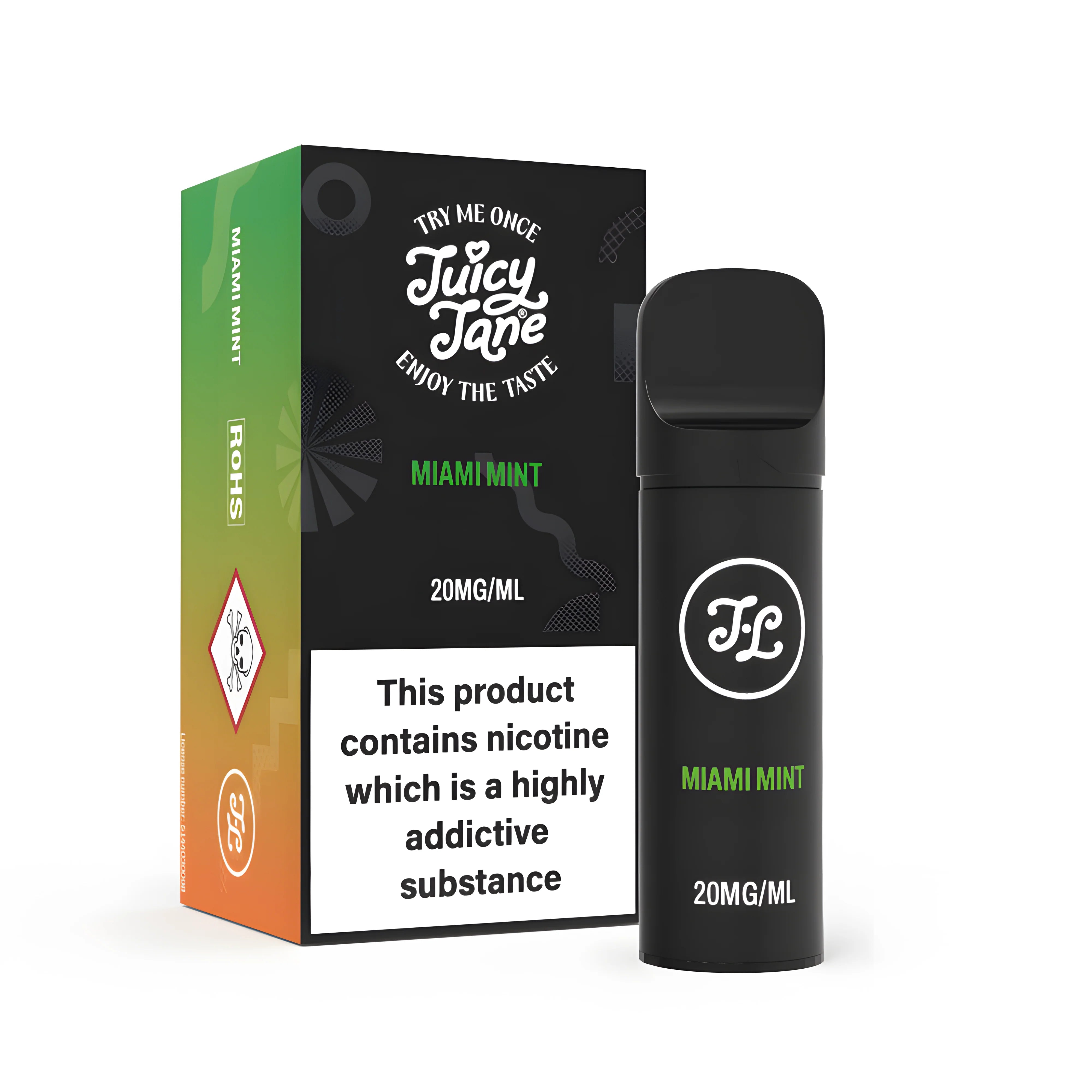 Juicy Jane Pod Miami Mint 2% – termékkép