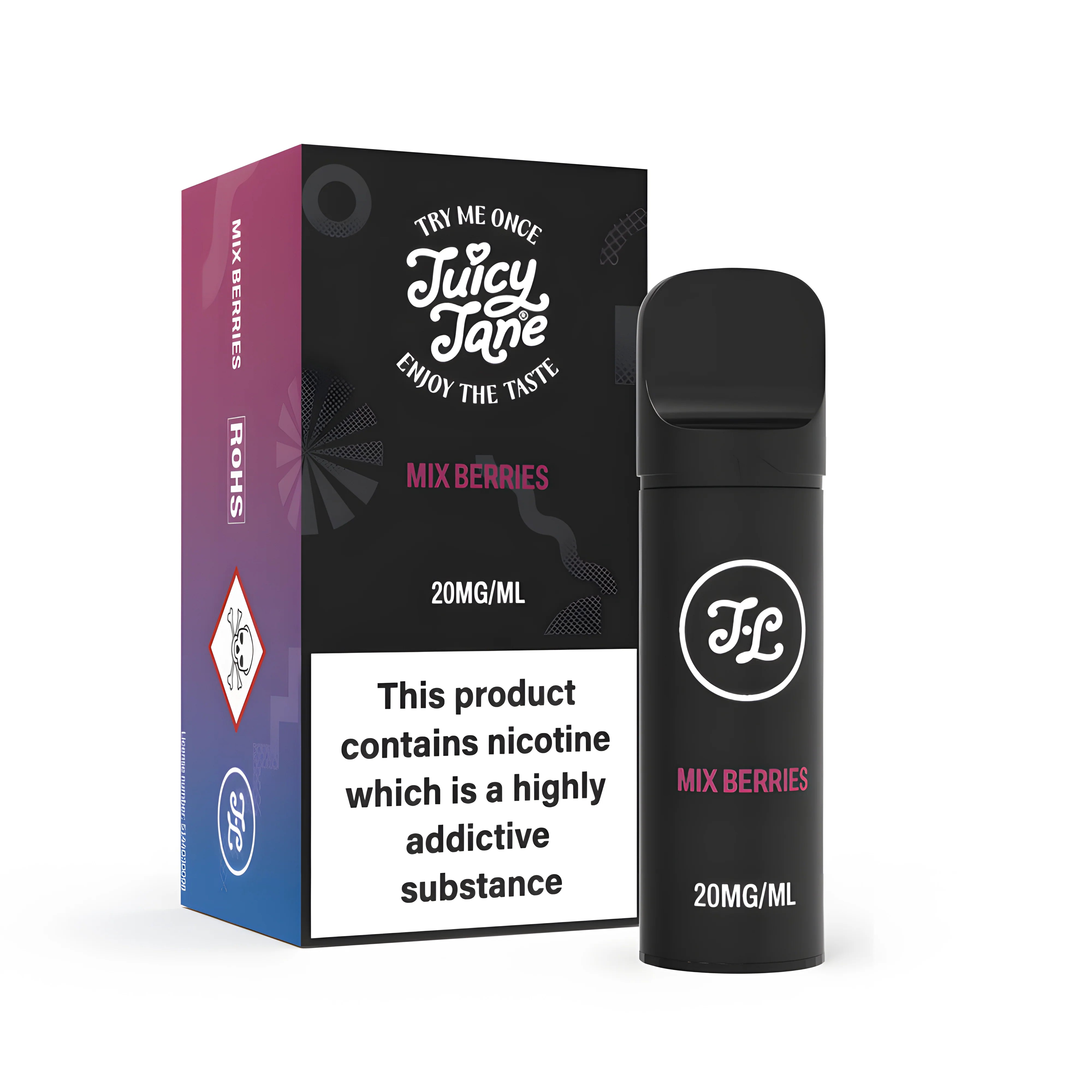 Juicy Jane Pod Mix Berries 2% – termékkép