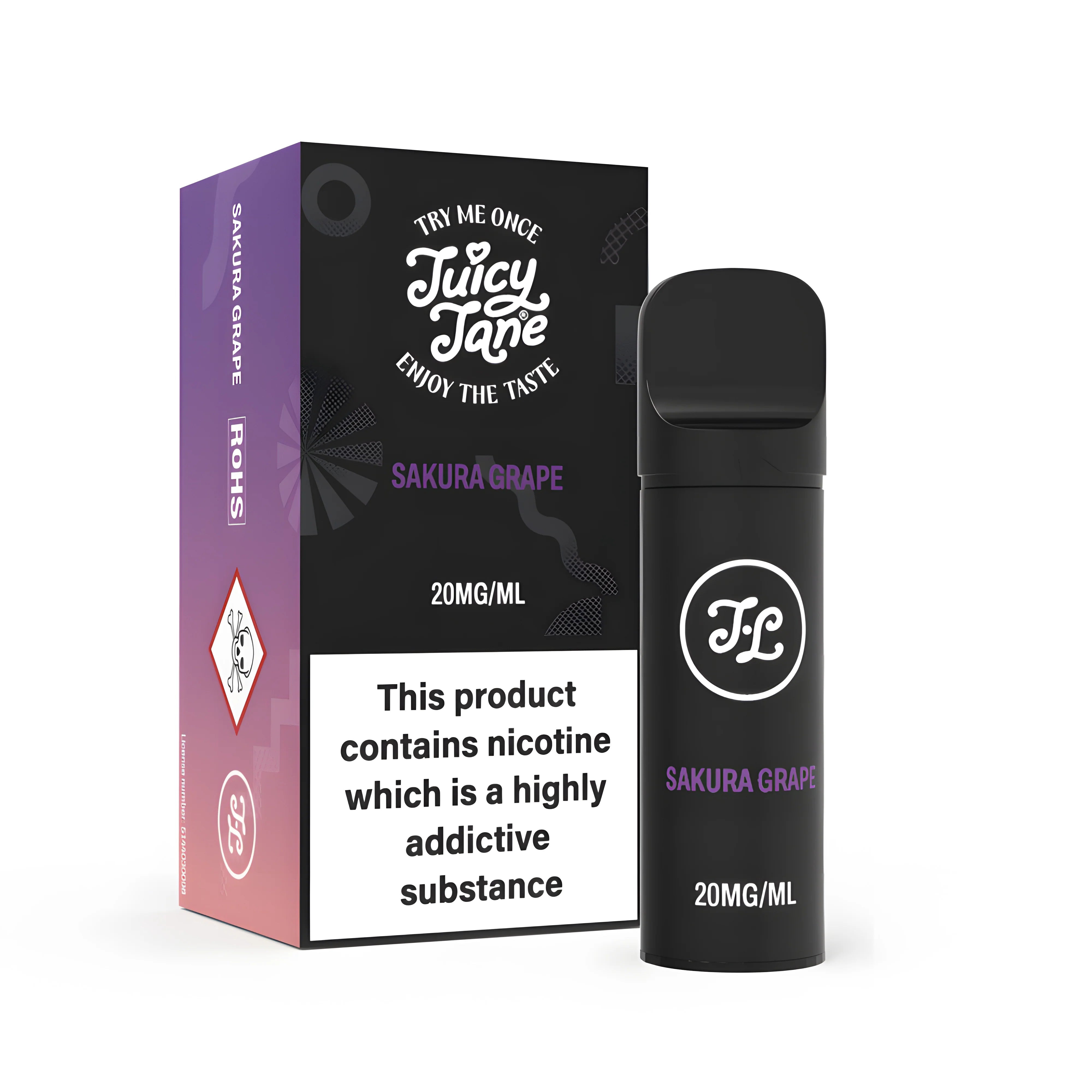 Juicy Jane Pod Sakura Grape 2% – termékkép