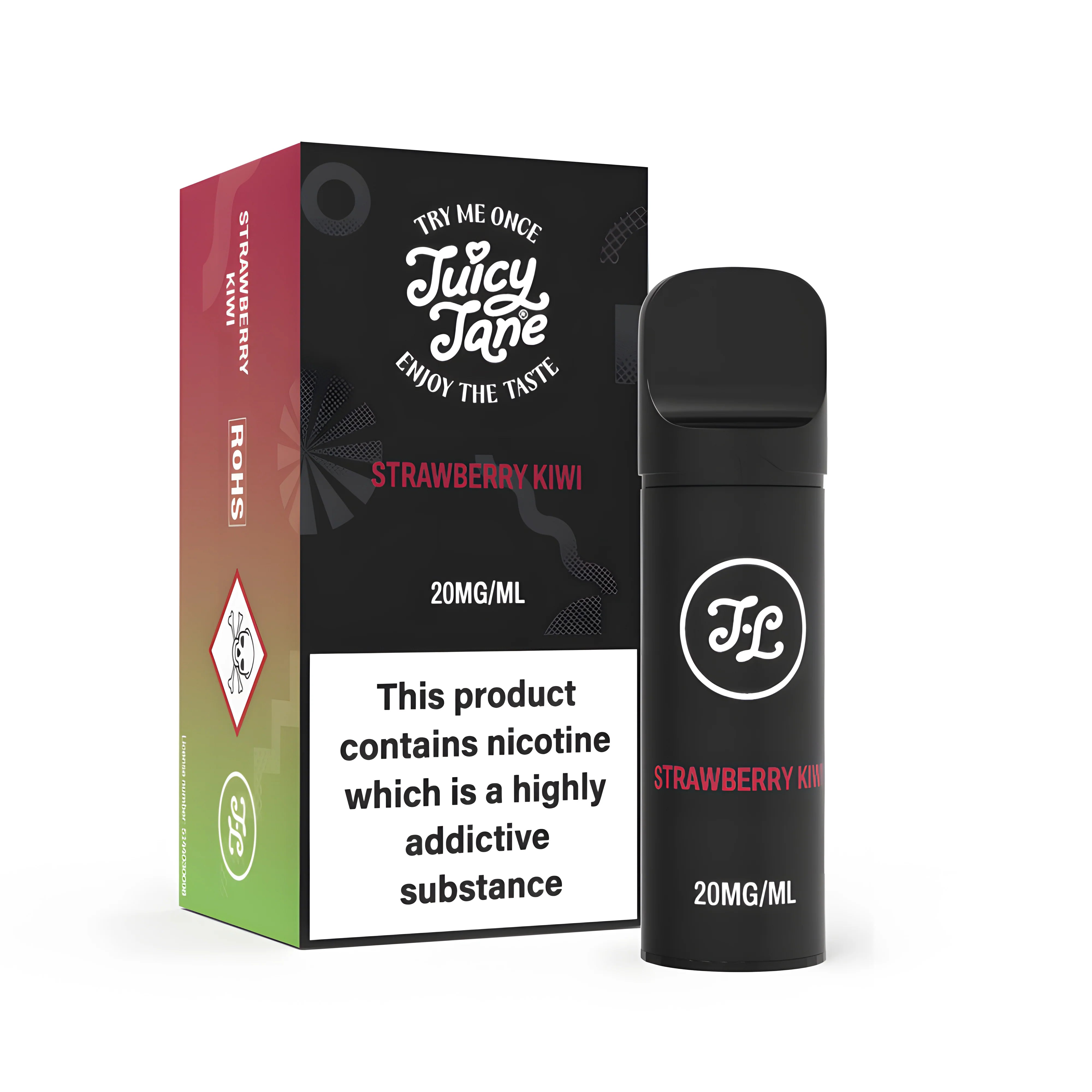 Juicy Jane Pod Strawberry Kiwi 2% – termékkép