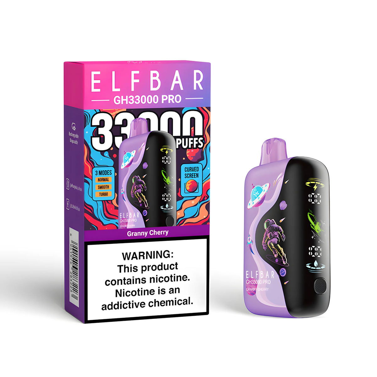 ELF BAR GH33000 PRO Granny Cherry 5% – termékkép