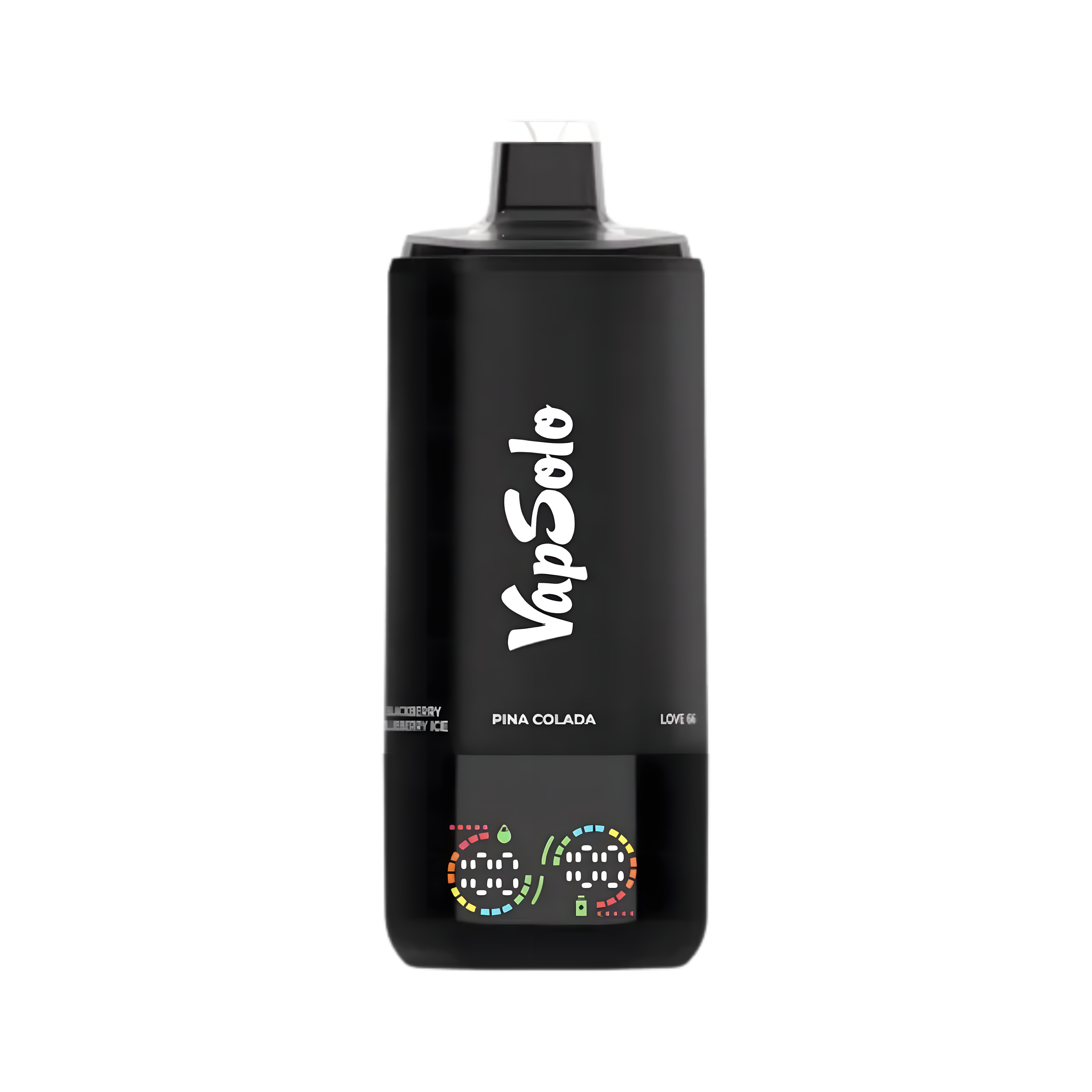 VAPSOLO SIXER PINA COLADA & LOVE 66 & LIME PASSION FRUIT & MONSTER MANGO & STRAWBERRY ICE & BLACKBERRY BLUEBERRY ICE 5% RECHARGEABLE