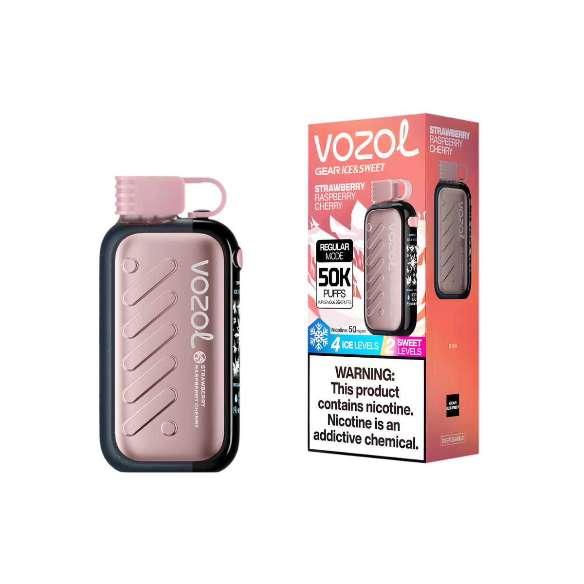 vozol-gear-50-strawberry-raspberry-cherry- termék kép